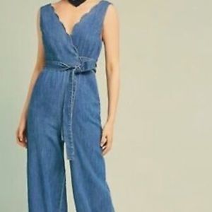 Pilcro wide leg Jean jumpsuit